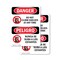 Signmission Do Not Climb Shelves At Any Time Bilingual, 7 in W x Rectangle, Vinyl Decal OS-2PACK-DS-D-710-VS-1788 - alternate 1